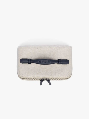 Colette Lay-Flat Canvas Toiletry Bag