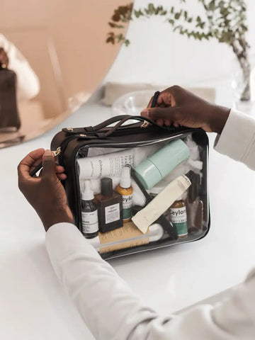 Large Clear Cosmetics Case