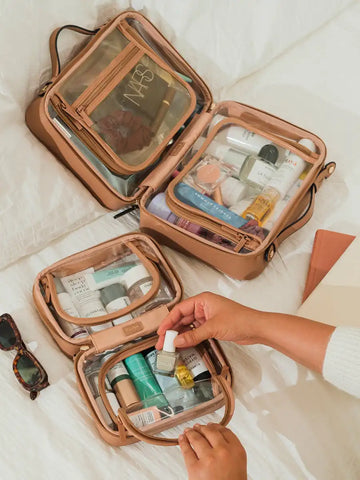 Large Clear Cosmetics Case