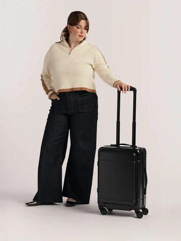 Hue Front Pocket Carry-On Luggage