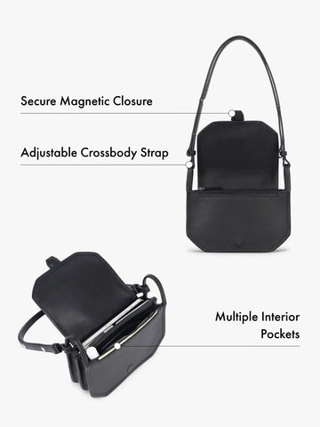 Colette Canvas Crossbody Wallet Bag