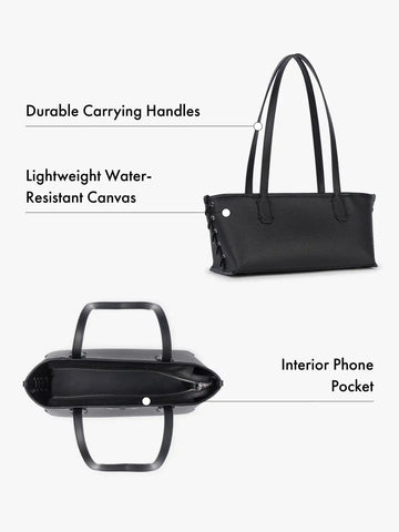 Colette Canvas Shoulder Tote