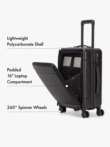 Hue Front Pocket Carry-On Luggage