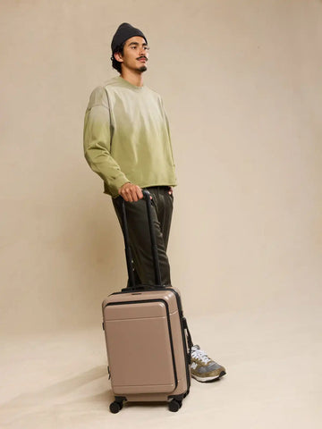 Hue Front Pocket Carry-On Luggage